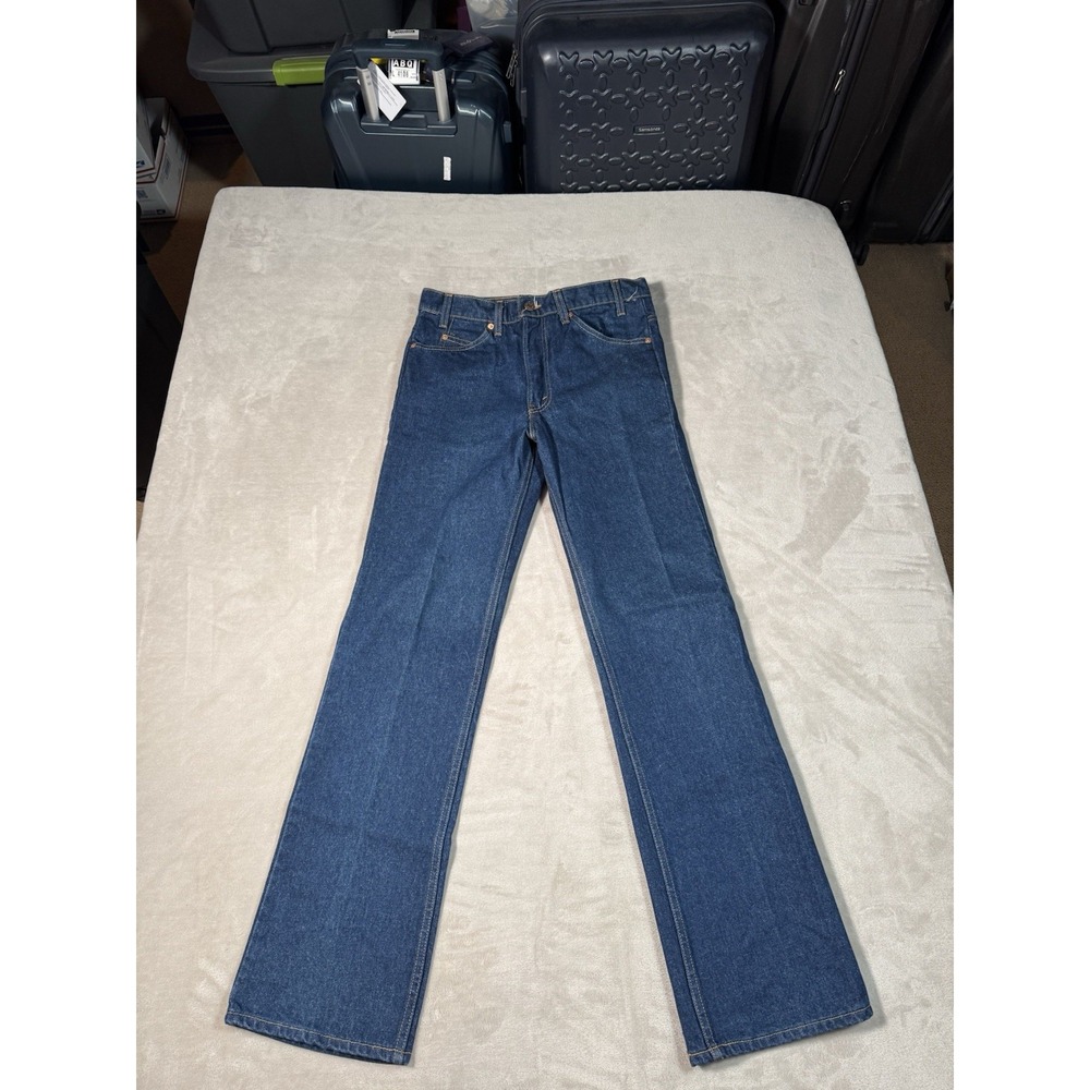 Vintage 90s Levis 517 Orange Tab Jeans 33x34 (Fit 32x34) Blue Dark MADE IN USA